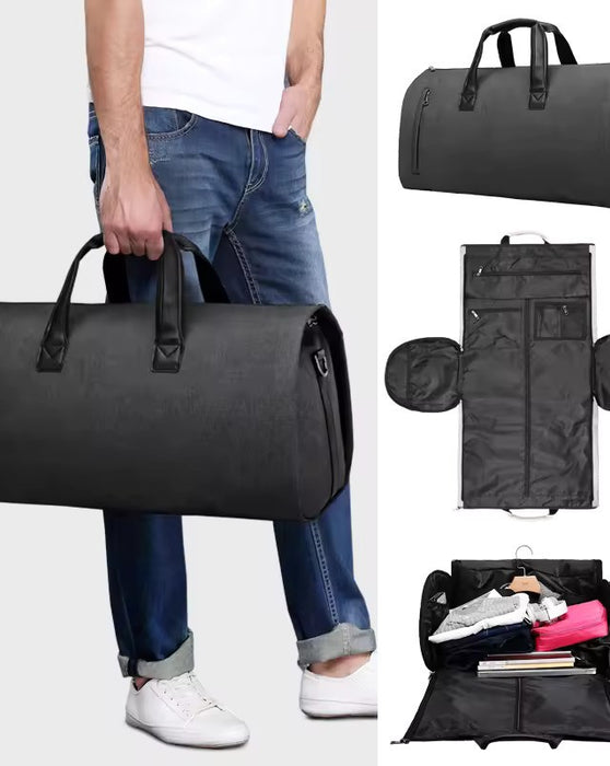 The All-in-One Foldable Travel Duffel & Garment Bag